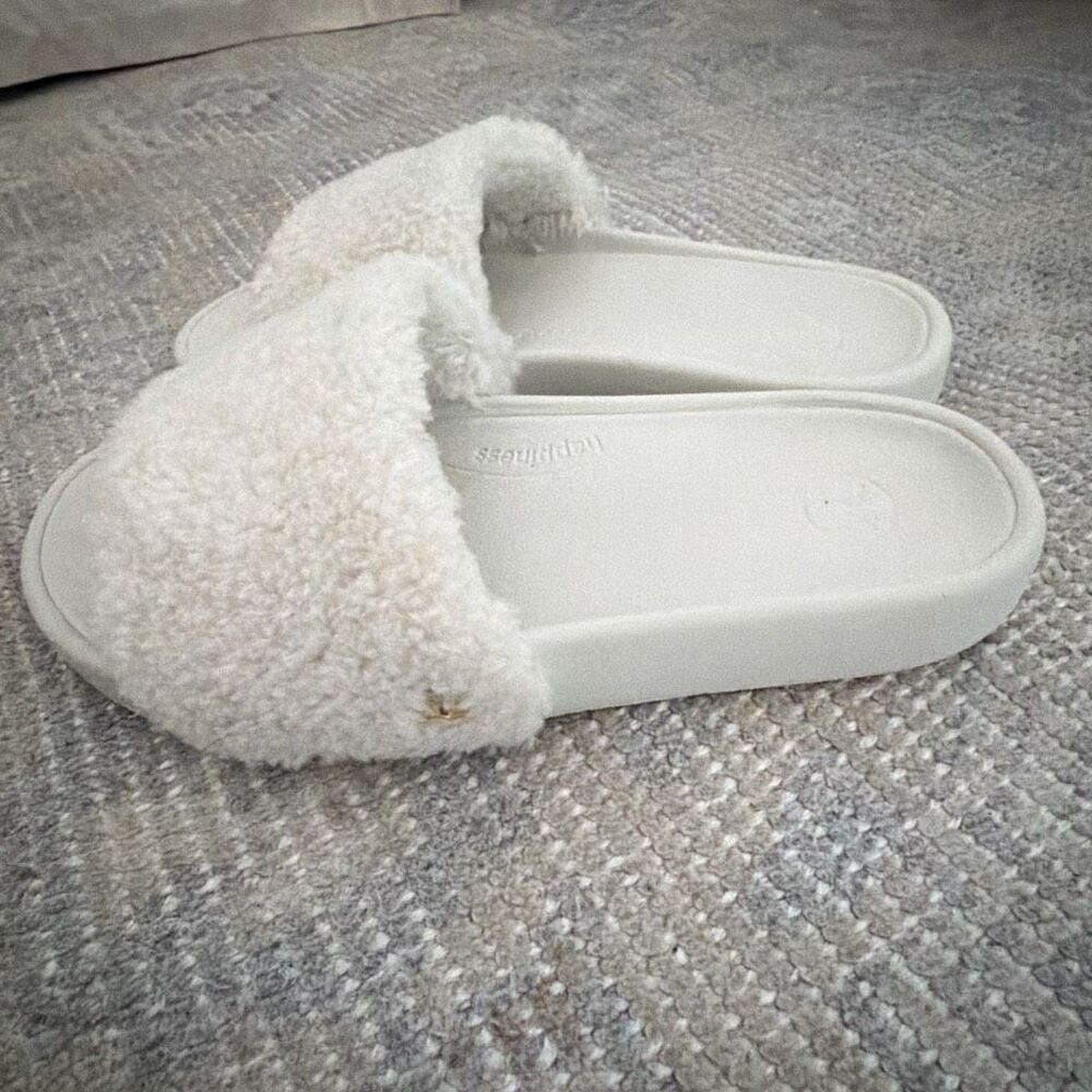 Lululemon Fleece Restfeel Slides Size 7 - Picture 7 of 11